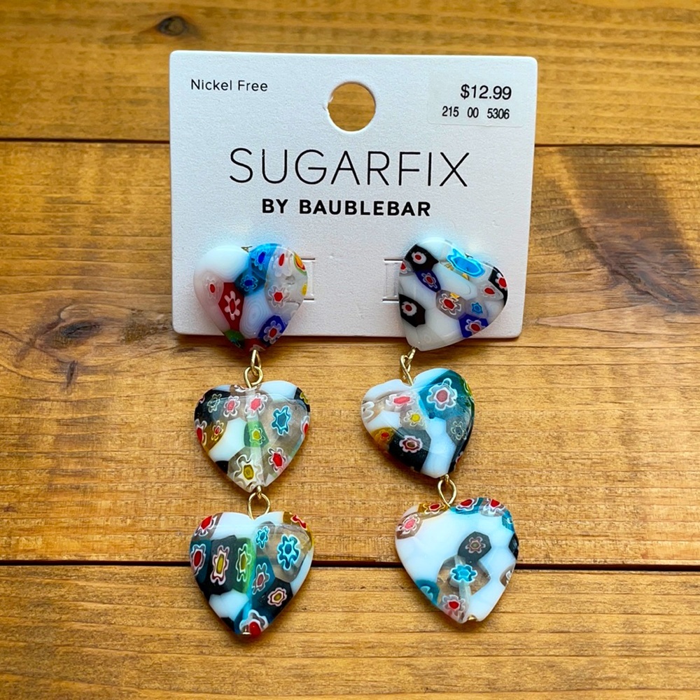 SUGARFIX by BAUBLEBAR Triple Heart Earrings